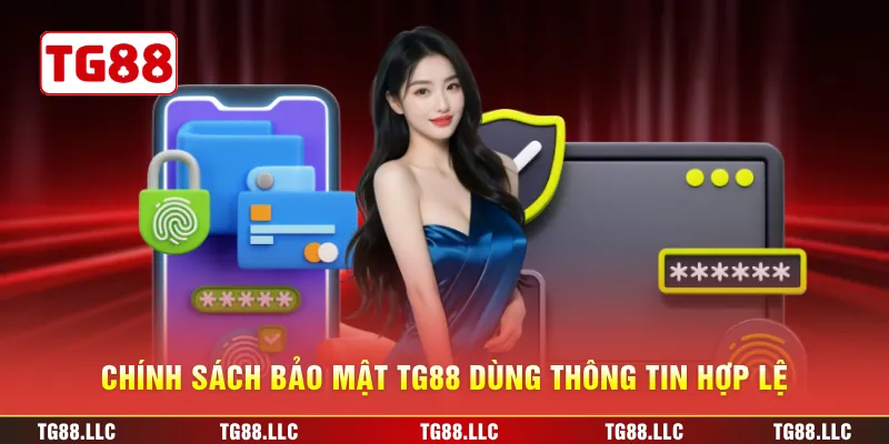 Chính sách bảo mật TG88 dùng thông tin hợp lệ