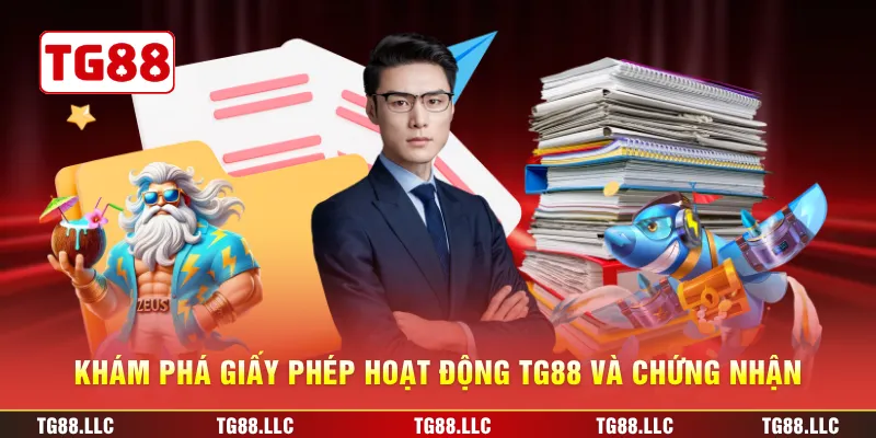 Khám phá giấy phép hoạt động TG88 và chứng nhận